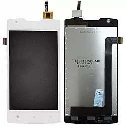 Дисплей Lenovo IdeaPhone A1000 з тачскріном, White