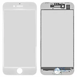 Корпусне скло дисплея Apple iPhone 8, SE 2020 (з OCA плівкою і поляризаційною плівкою) with frame (original) White