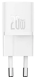 Сетевое зарядное устройство Baseus Fast Charger GaN5 20W USB-C White (CCGN050102)