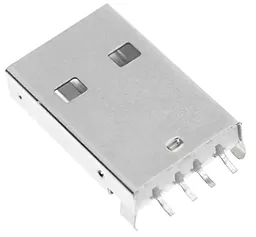Универсальный разъем для ноутбука USB №2 Type A 2.0 (UF201) 4pin, Male  - миниатюра 2