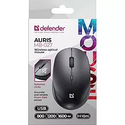 Компьютерная мышка Defender Auris MB-027 Black (52027) - миниатюра 6