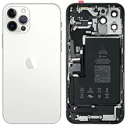 Корпус для Apple iPhone 12 Pro Max full kit Original - знятий з телефону Silver