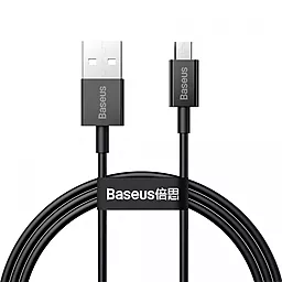 USB Кабель Baseus Superior micro USB Cable Black (CAMYS-01)