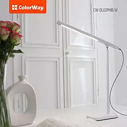 Настольная LED лампа ColorWay Portable Magnet (CW-DL03PMB-W) - миниатюра 15