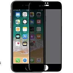 Захисне скло Epik Privacy 5D Matte (full glue) (тех.пак) для Apple iPhone 7 plus, iPhone 8 plus (5.5")  Чорний