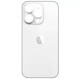 Задняя крышка корпуса Apple iPhone 14 Pro Max (big hole) Silver
