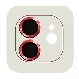 Захисне скло Epik Metal Classic на камеру для Apple iPhone 12 / 12 mini / 11 Red