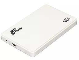 Карман для HDD Frime SATA 2.5" USB 2.0 Plastic White (FHE11.25U20) - миниатюра 2