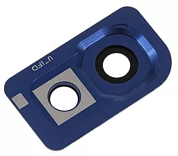 Стекло камеры Samsung Galaxy A10 A105 с рамкой Blue - миниатюра 2