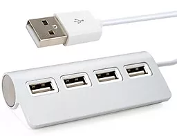 USB-A хаб Vinga USB 2.0 to 4*USB2.0 White (VCPH2USB4)