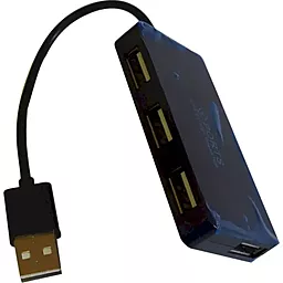USB хаб Atcom TD4005 4 х USB 2.0 (AT10725) Black - миниатюра 2