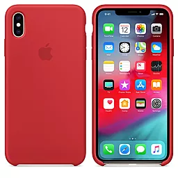 Чохол Silicone Case для Apple iPhone XS Max Red