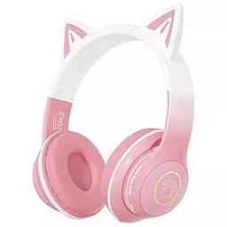 Наушники XO BE38 Cats Ear Pink