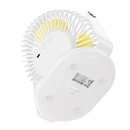 Портативний вентилятор HOCO F14 multifunctional powerful desktop fan White - мініатюра 3