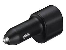 Автомобильное зарядное устройство Samsung Super Fast Dual 45w+15w USB-C/USB-A ports + USB-C+C cable black (EP-L5300XBEGRU) - миниатюра 2