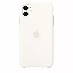 Чехол Silicone Case for Apple iPhone 11 White