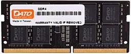 Оперативная память для ноутбука Dato SO-DIMM 4GB 2400 MHz DDR4 (4GG5128D24L)