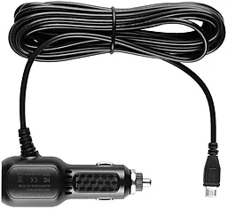 Автомобильное зарядное устройство EasyLife 17W 3.4A 2xUSB-A + 3.5m L microUSB cable Black