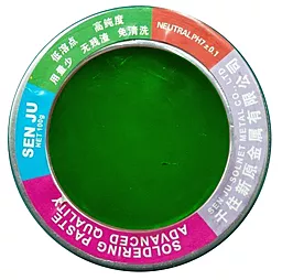 Флюс паста AxTools Sen Ju 100гр. зелена в металевій ємності