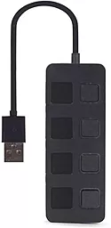 USB хаб Gembird 4-in-1 black (UHB-U2P4-05) - миниатюра 4