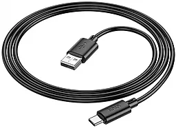 Кабель USB Hoco X88 Gratified 3A USB Type C Cable Black - миниатюра 3