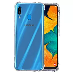 Чехол Silicone Case WS для Samsung Galaxy A12, M12 (A125, A127, M127) Transparent