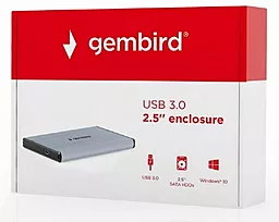 Карман для HDD Gembird 2.5" USB3.0 (EE2-U3S-3-GR) Grey - миниатюра 6