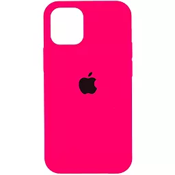 Чехол Silicone Case Full для Apple iPhone 13 Neon Pink