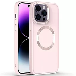 Чохол Epik TPU Bonbon Metal Style with MagSafe для Apple iPhone 12 Pro / 12 (6.1") Pink