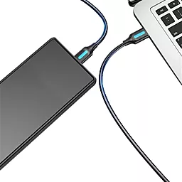 USB Кабель Vention 0.25M micro USB 3.0 Cable Black (COPBC) - мініатюра 4