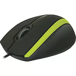 Компьютерная мышка Defender #1 MM-340 Black-Green (52346) USB