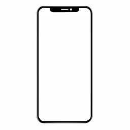 Корпусное стекло дисплея Apple iPhone XS with frame Black