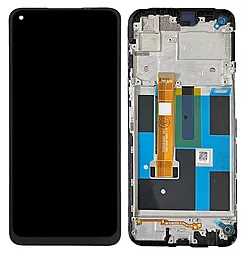 Дисплей Realme 7 5G с тачскрином и рамкой, оригинал, Black