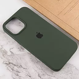Чехол Silicone Case Full для Apple iPhone 13 Pro Max Cyprus Green - миниатюра 2