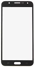 Корпусное стекло дисплея Samsung Galaxy J7 J700H, J700F, J700M 2015 (с OCA пленкой) (original) Black