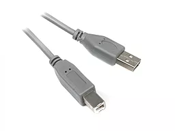 Кабель (шлейф) Maxxter (U-AMBM-6G) USB 2.0 AM - USB 2.0 BM, серый, 1.8м