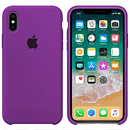 Чехол Silicone Case для Apple iPhone XR Purple