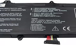 Аккумулятор для ноутбука Asus C21-X202 VivoBook X202E / 7.4V 5000mAh / X202-2S1P-5000 Elements PRO  Black - миниатюра 4