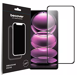 Защитное стекло BeCover для Poco X5 Pro 5G Black (708820)