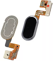 Зовнішня кнопка Home Meizu M3 Note (14 pin) зі шлейфом Black