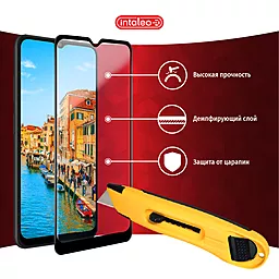 Защитное стекло Intaleo Full Glue для Samsung Galaxy A03S Black (1283126515354) - миниатюра 4