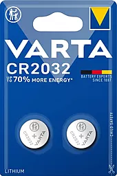 Батарейки Varta CR2032 Lithium 2шт 3 V