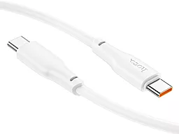 Кабель USB PD Hoco X93 Force 100W 3A Type-C - Type-C Cable White - миниатюра 2