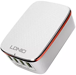 Мережевий зарядний пристрій LDNio Home Charger 4USB 4.4A White (DL-A4404)