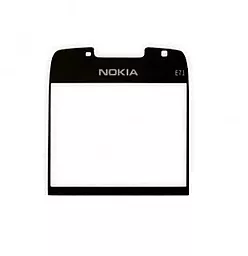 Корпусное стекло дисплея Nokia E71 Black