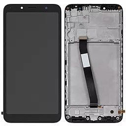 Дисплей Xiaomi Redmi 7A с тачскрином и рамкой, оригинал, Black