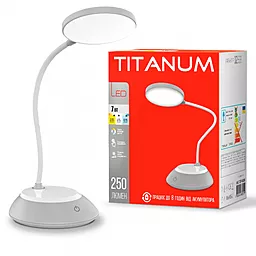 Настольная лампа TITANUM TLTF-022G 7W 3000-6500K USB Gray - миниатюра 2