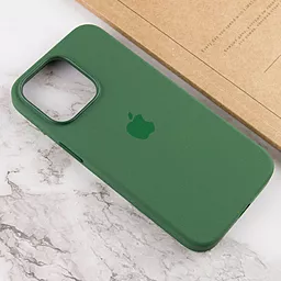 Чохол Apple Silicone Case Full with MagSafe and SplashScreen для Apple iPhone 13 Pro Clover - мініатюра 5