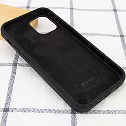Чехол Silicone Case Full для Apple iPhone 15 Pro Black - миниатюра 3