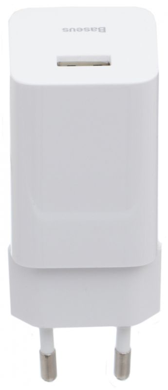 Мережевий зарядний пристрій з підтримкою швидкої зарядки Baseus Home Charger 1USB QC3.0 White (CCALL-BX02) / зображення №4